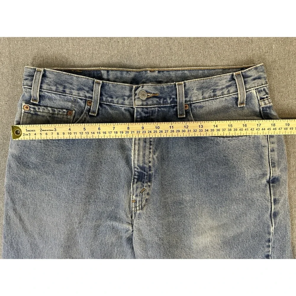 Vintage Levi's 550 Relaxed Men's Jeans 36x31 Light Wash‎ 100% Cotton 1999 Y2K